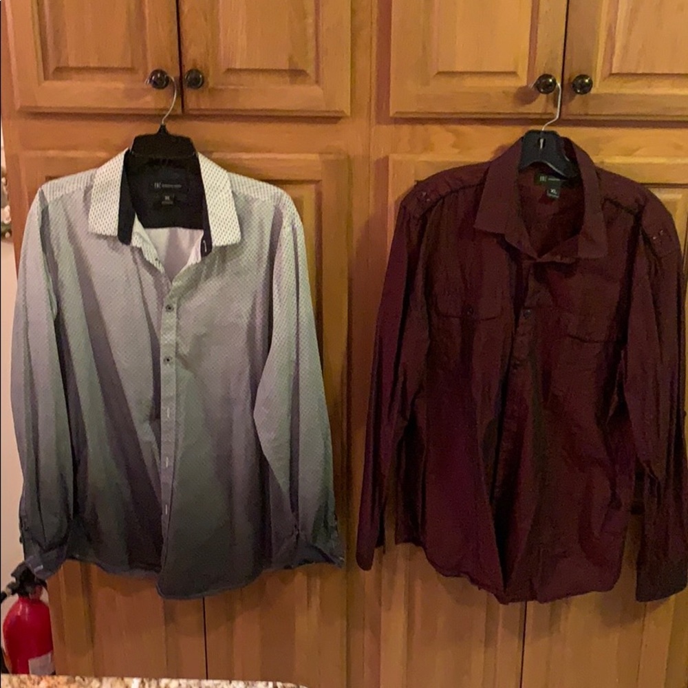 2 I.N.C button up long sleeve